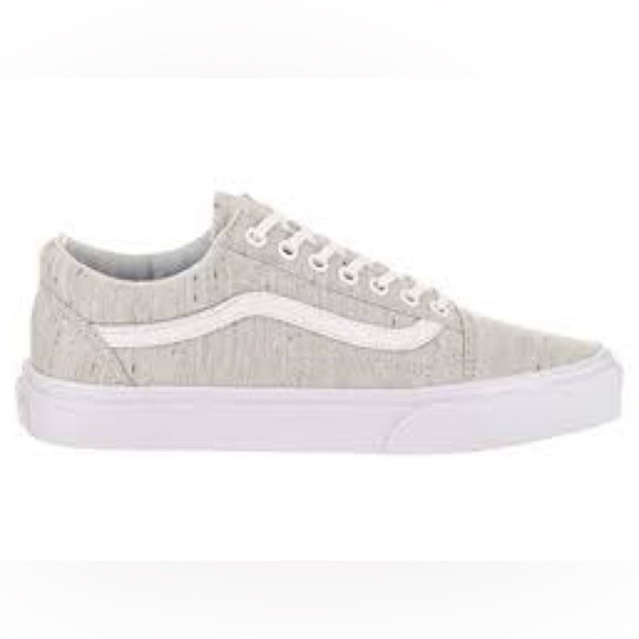 Vans Other - Vans Old Skool Jersey Knit Grey Speckled Sneakers size 4Y